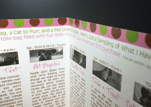 Wet Nose Party Invitation inside spread Wet Nose Party Invitation inside spread