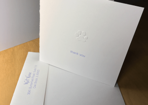 Wet Nose thank you card Wet Nose thank you card