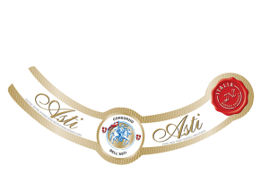 STOCK Asti shoulder label STOCK Asti shoulder label